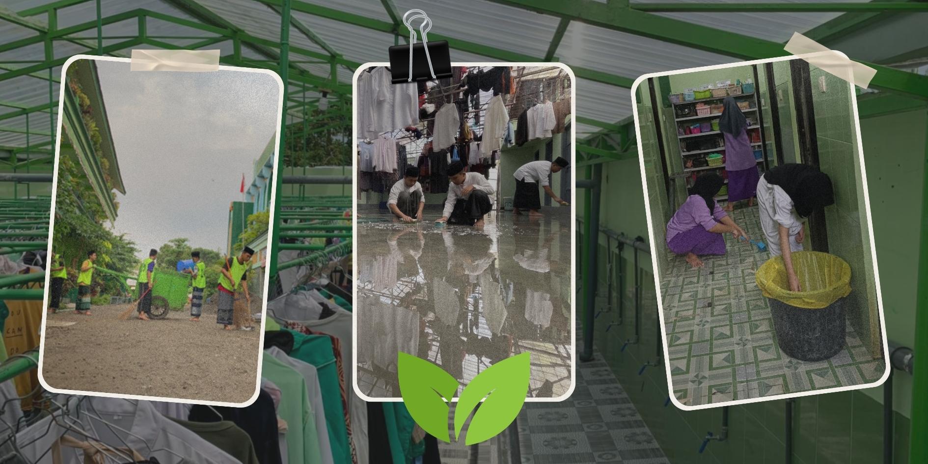 Wujudkan Eco Pesantren, Santri Nurus Salam Lodoyo Masifkan Budaya 'Ro'an' dan Manajemen Sampah Mandiri | Nusalodoyo