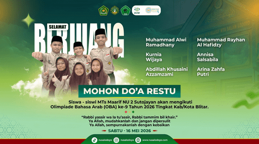Olimpiade Bahasa Arab 2026: Enam Santri Ponpes Nurus Salam Lodoyo Bidik Tiket Nasional | Nusalodoyo