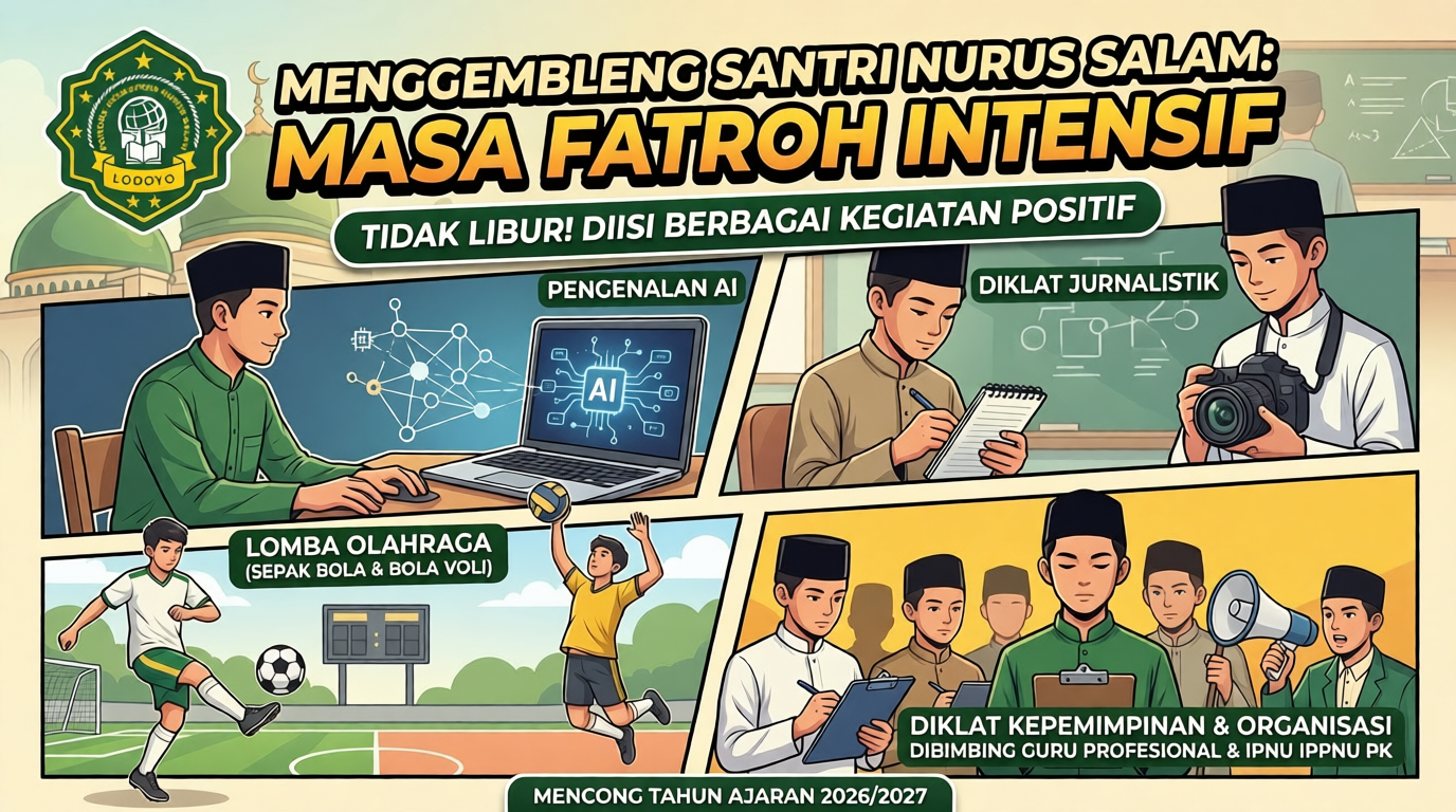 Catatan Masa Fatroh Ponpes Nurus Salam Lodoyo: Isi Jeda Ujian dengan Kelas AI, Turnamen Olahraga, hingga Upgrading Guru | Nusalodoyo